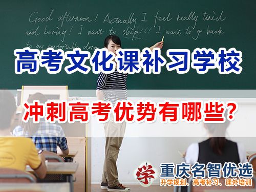 參加重慶藝術(shù)高考文化課補(bǔ)習(xí)學(xué)校沖刺高考優(yōu)勢有哪些？